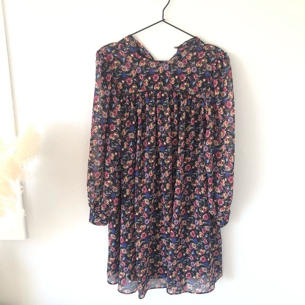 Zara Floral Print Dress - Picture 2 of 5